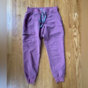 Figs Women's Ankle Pants in Mauve